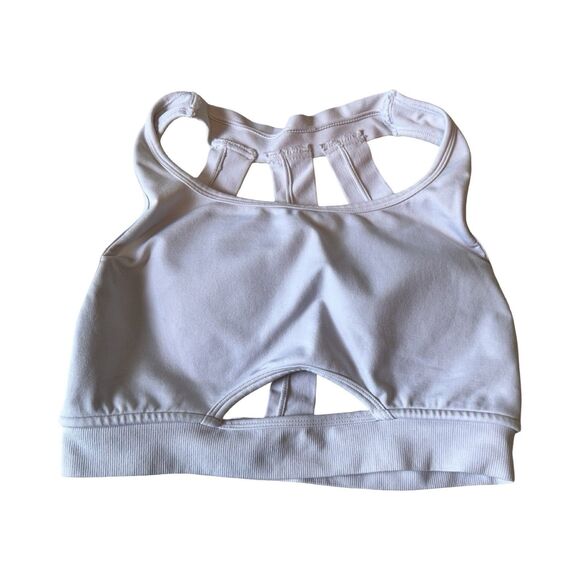 Alphalete Women’s Trinity Sports Bra White Size Small Workout‎ Gym - Picture 2 of 3